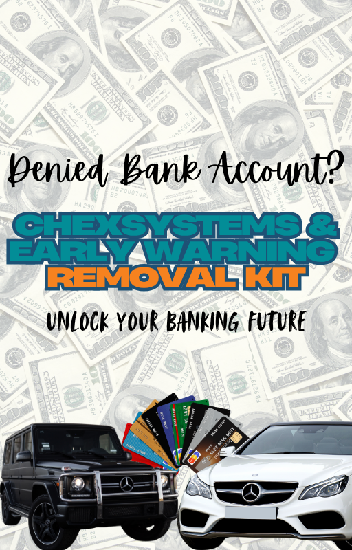 ChexSystems & Early Warning Removal Kit